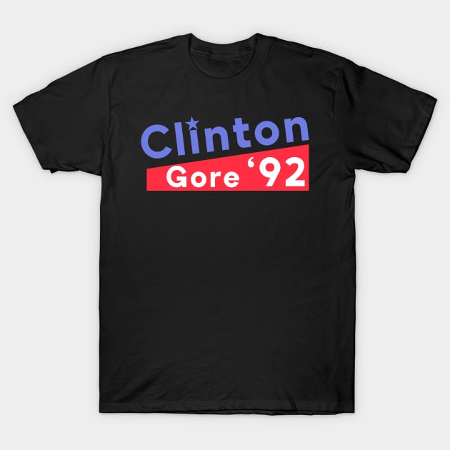 Clinton Gore 92 T-Shirt by Crazy Shirts For All